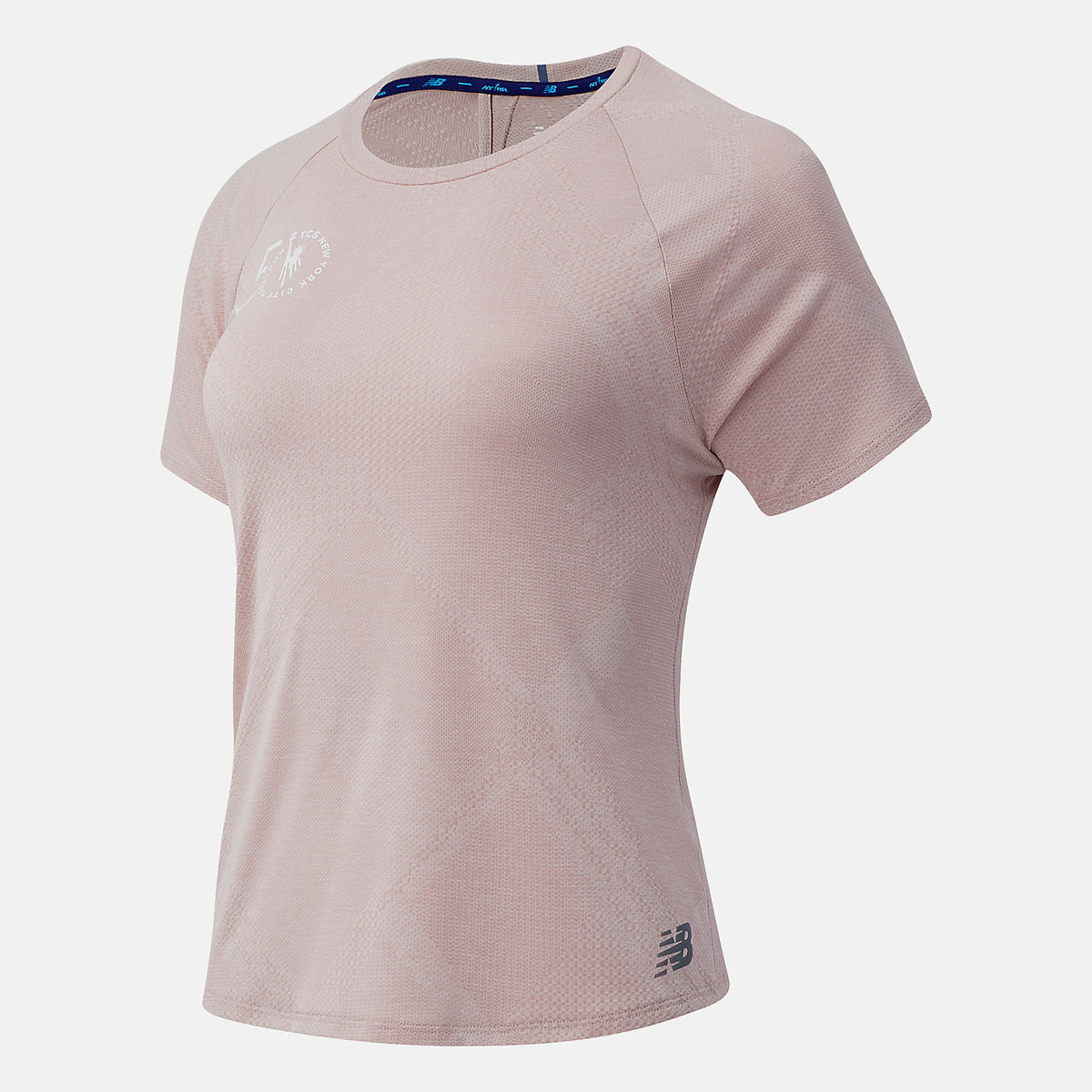 Women New Balance NYC Marathon Q Speed Fuel Jacquard Short Sleeve