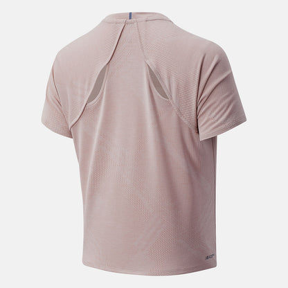 Women New Balance NYC Marathon Q Speed Fuel Jacquard Short Sleeve