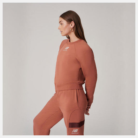 Women New Balance Bandier Fleece Crew