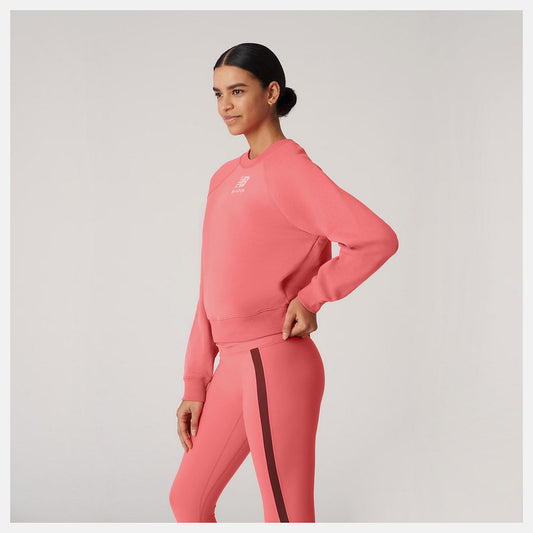 Women New Balance Bandier Fleece Crew