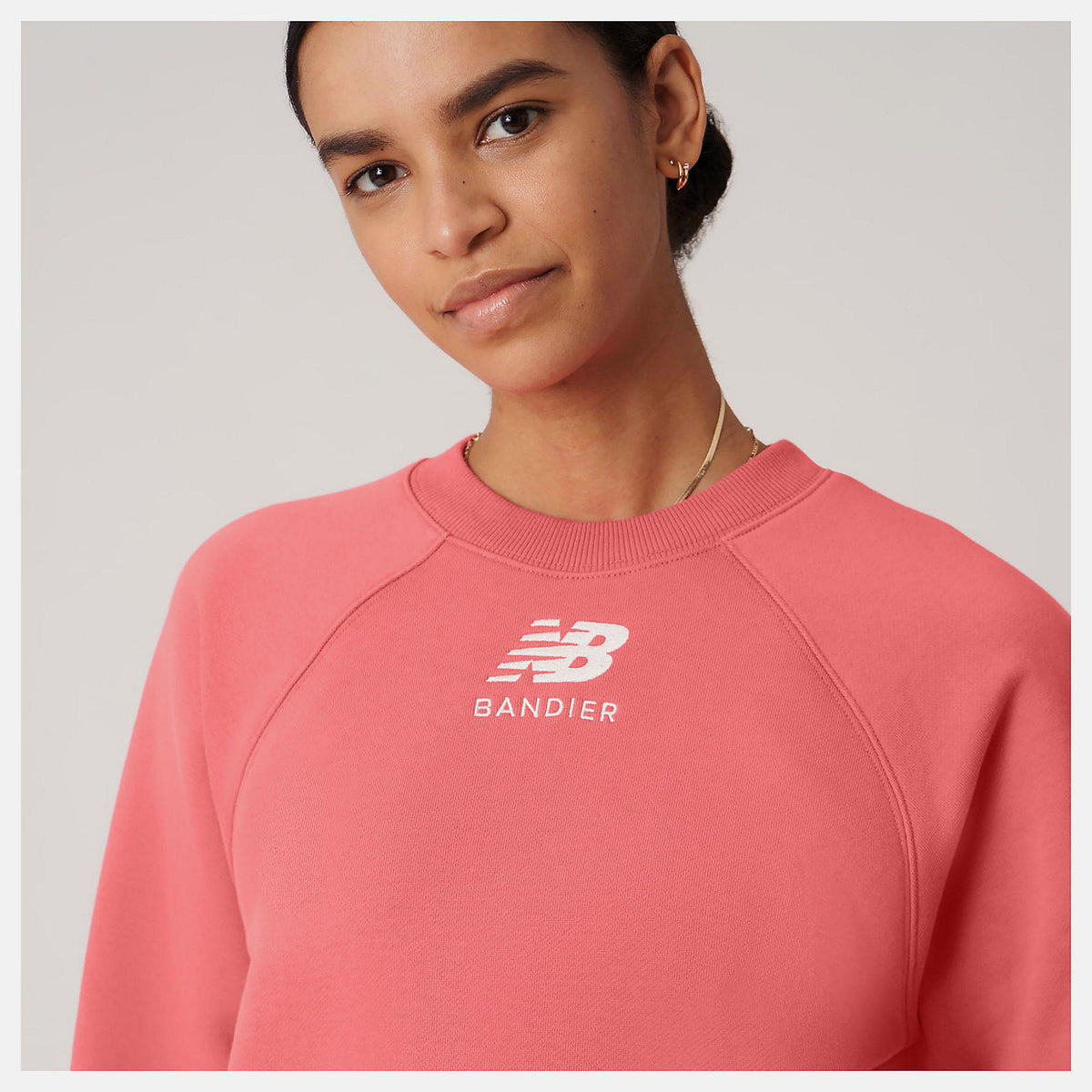 Women New Balance Bandier Fleece Crew