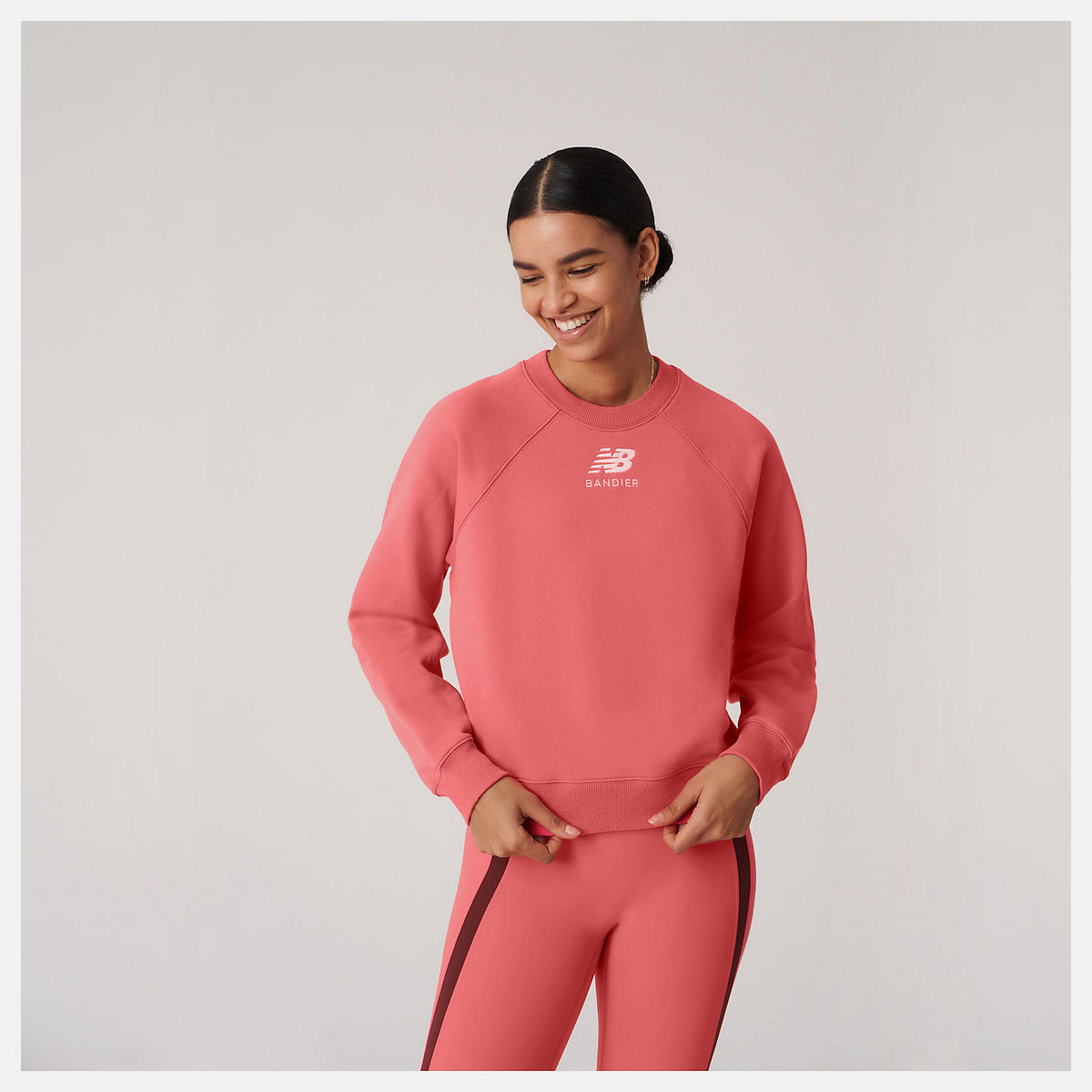 Women New Balance Bandier Fleece Crew