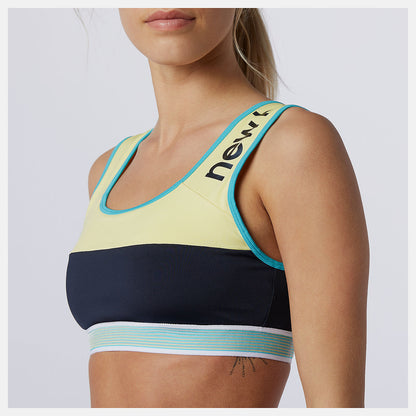 Women New Balance Achiever Remix Crop Top
