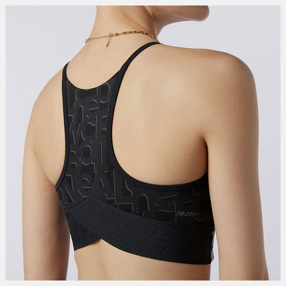 Women New Balance Relentless Printed Crop Top