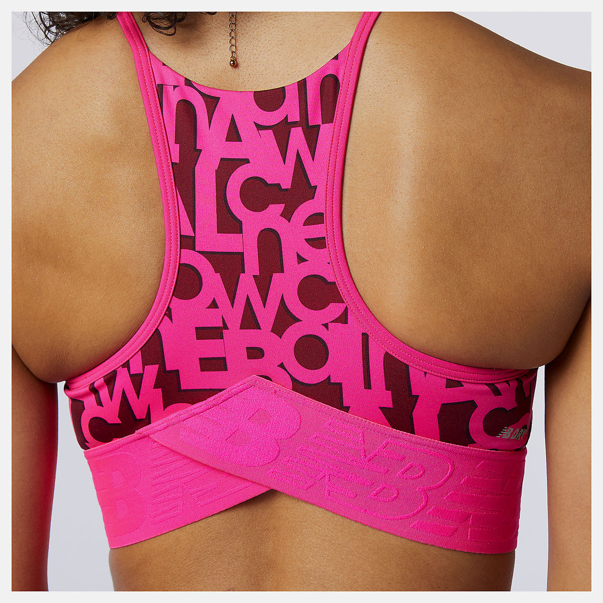 Women New Balance Relentless Printed Crop Top