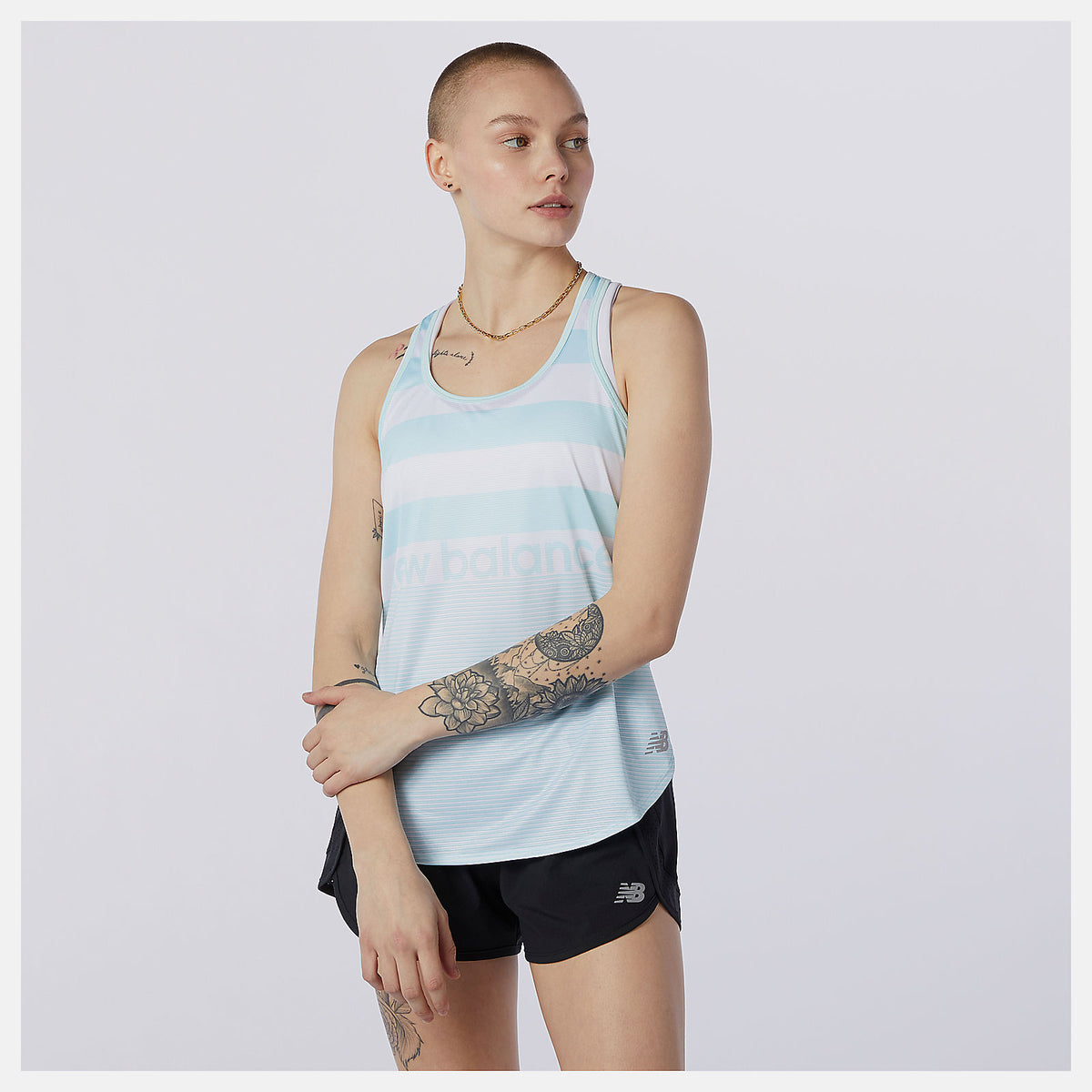 Women New Balance Printed Accelerate Tank