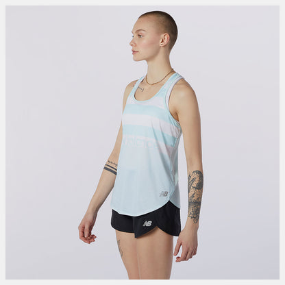Women New Balance Printed Accelerate Tank