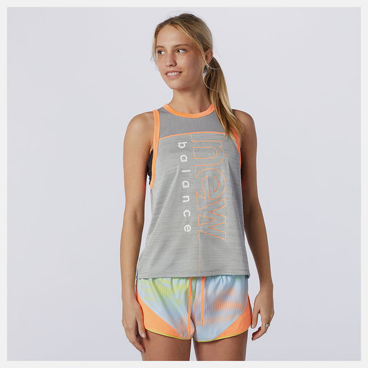 Women New Balance Printed Fast Flight Tank