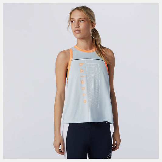 Women New Balance Printed Fast Flight Tank