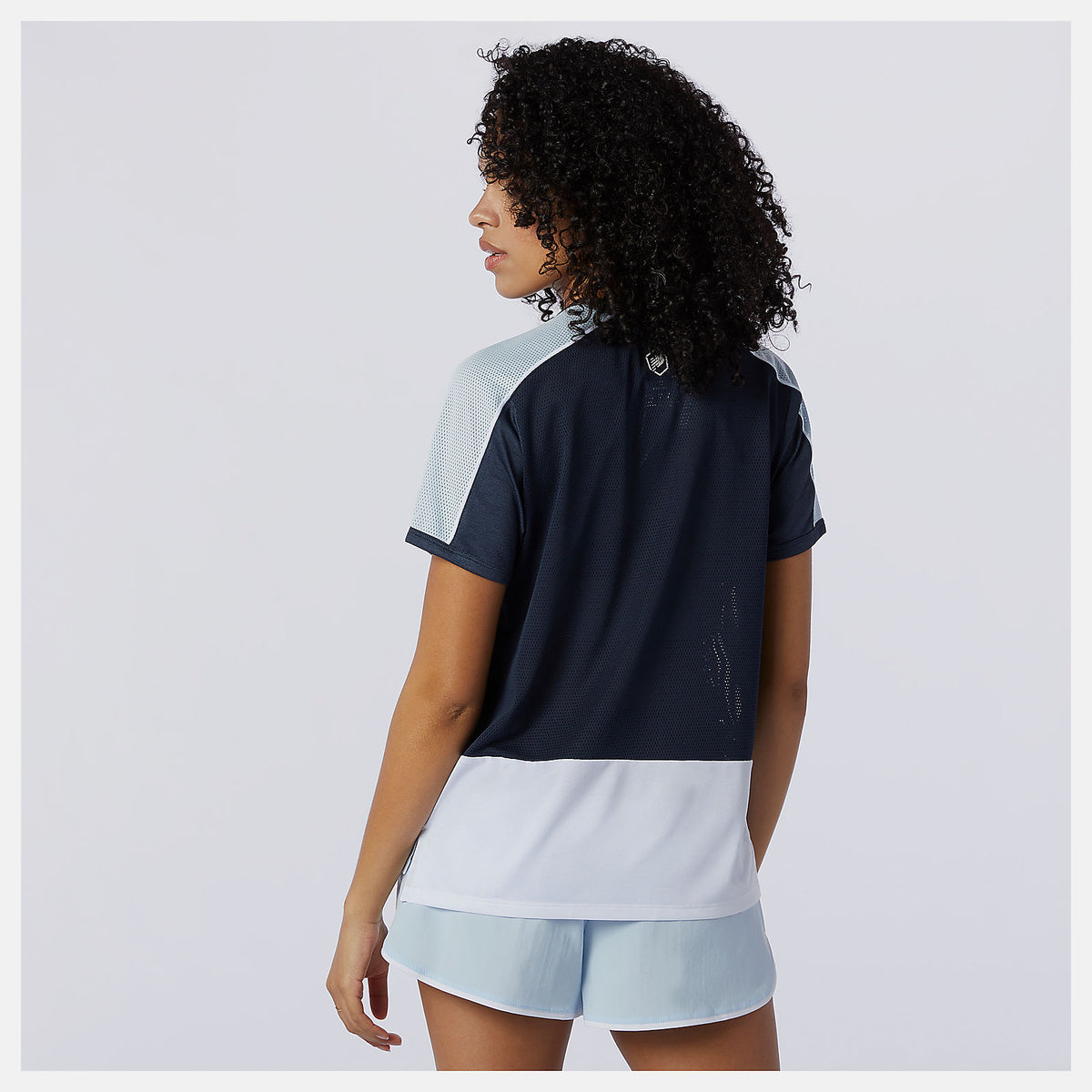 Women New Balance Printed Fast Flight Short Sleeve Top