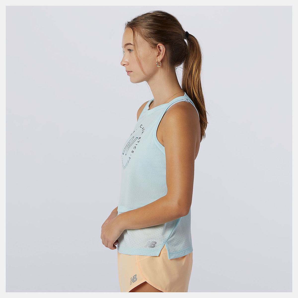 Women New Balance Printed Impact Run Hybrid Tank