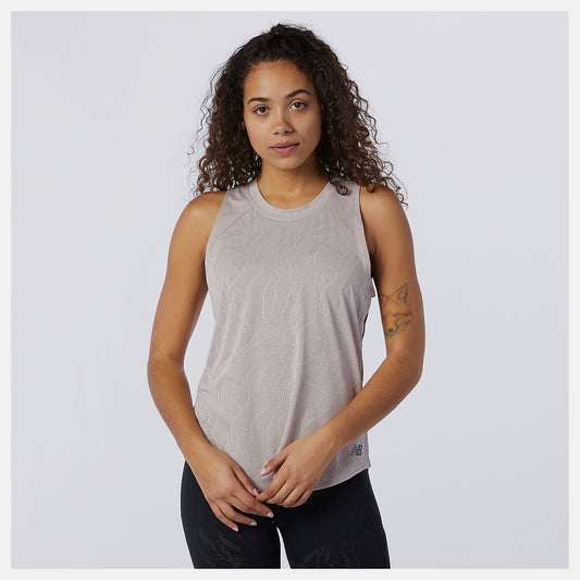 Women New Balance Q Speed Fuel Jacquard Tank
