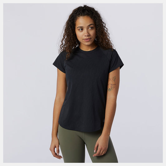 Women New Balance Q Speed Fuel Jacquard Short Sleeve