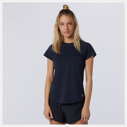 Women New Balance Q Speed Fuel Jacquard Short Sleeve