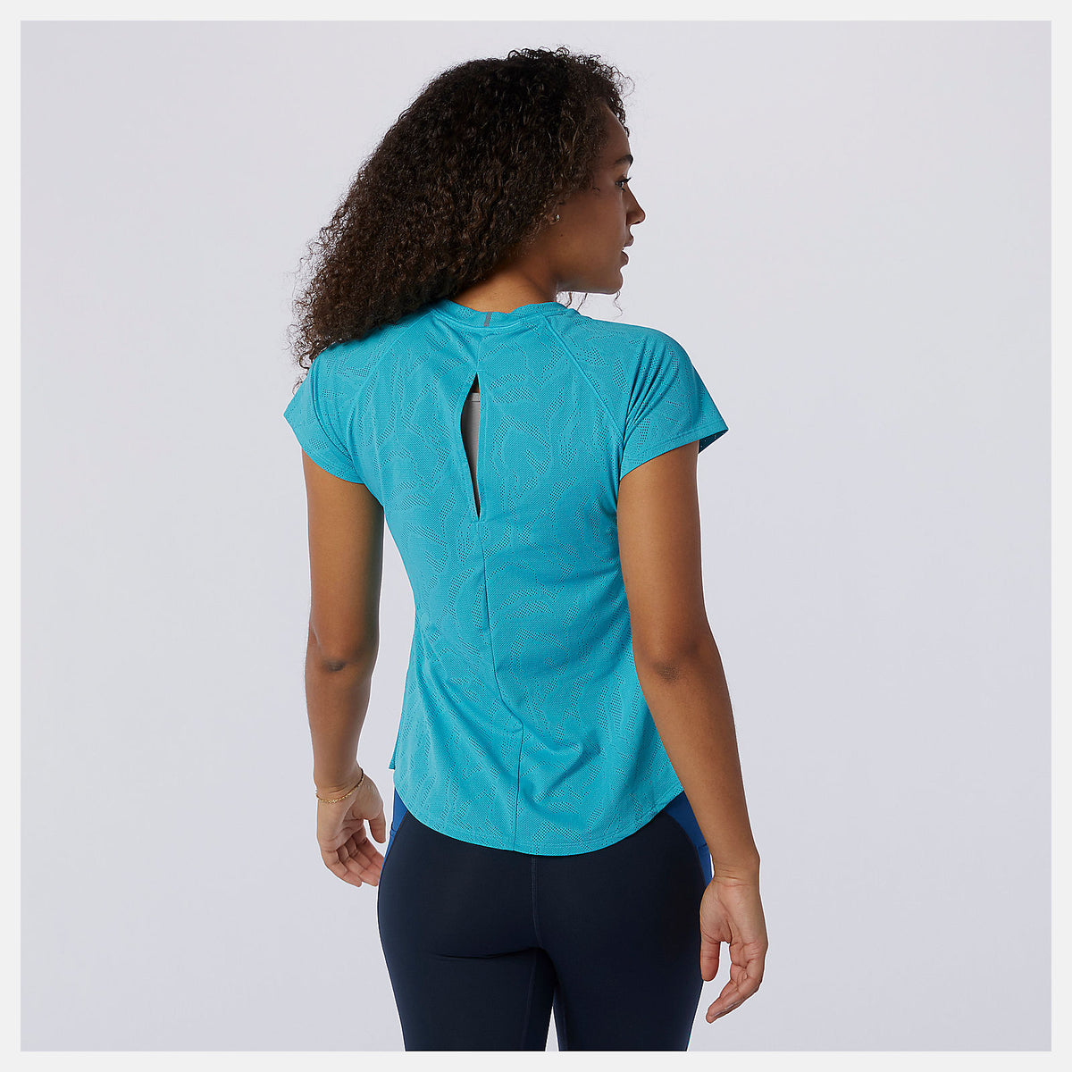 Women New Balance Q Speed Fuel Jacquard Short Sleeve