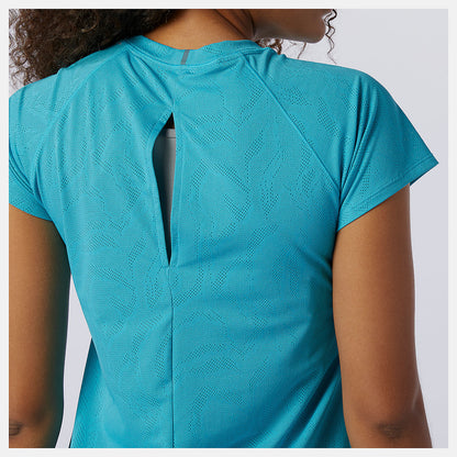 Women New Balance Q Speed Fuel Jacquard Short Sleeve