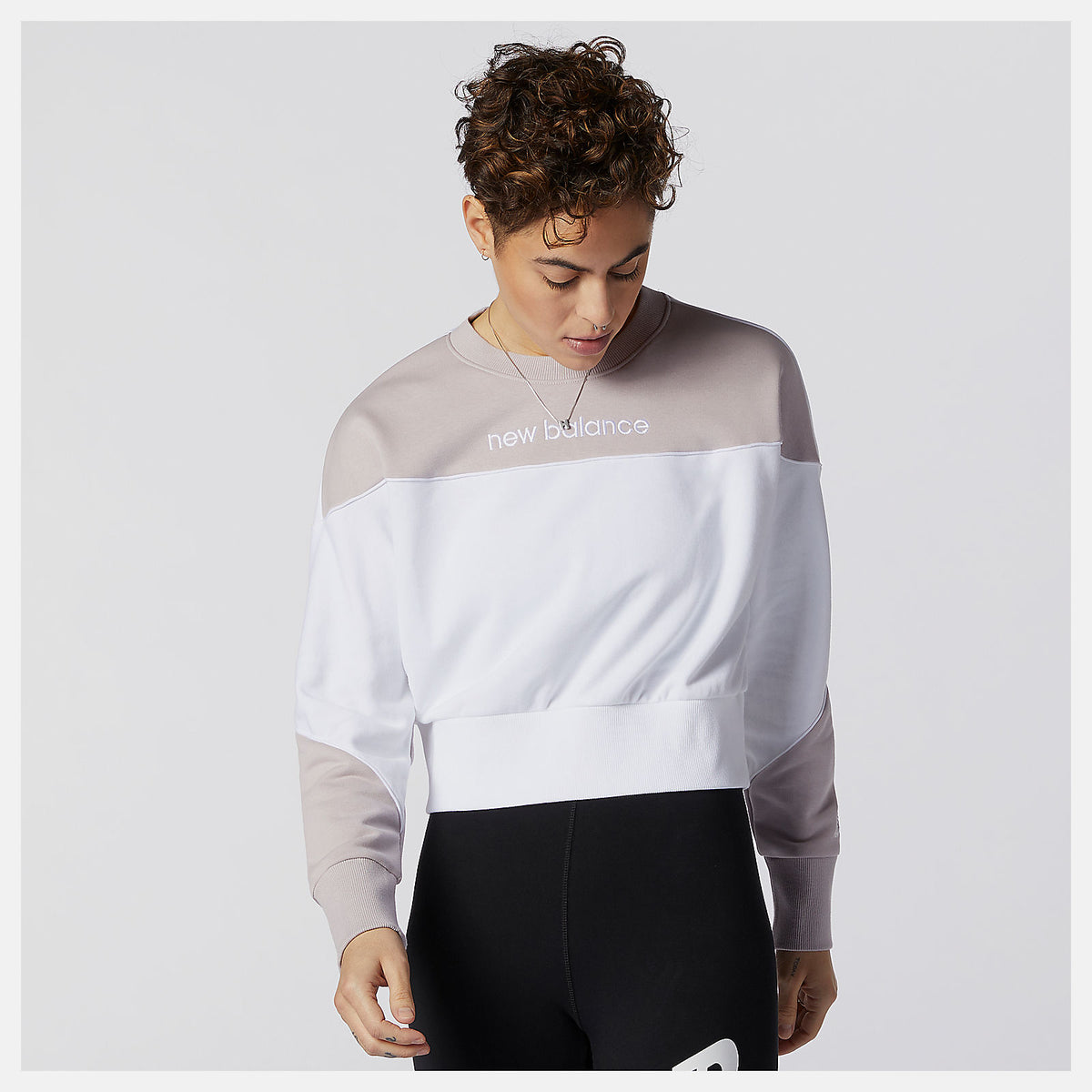 Women New Balance NB Athletics Crew Fleece