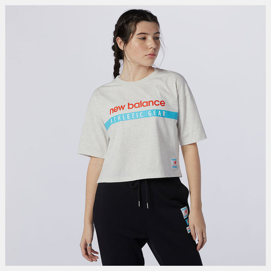 Women New Balance NB Essentials Field Day Boxy Tee