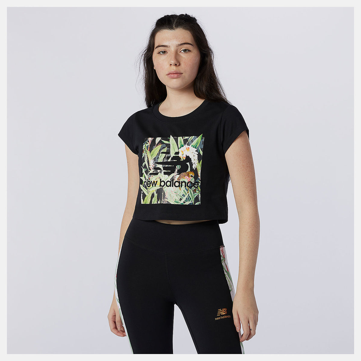 Women New Balance NB Essentials Botanical Tee