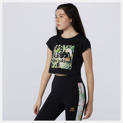 Women New Balance NB Essentials Botanical Tee