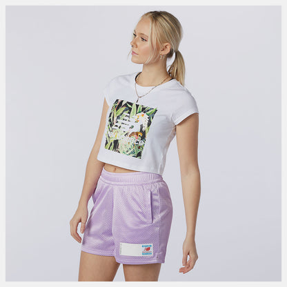 Women New Balance NB Essentials Botanical Tee