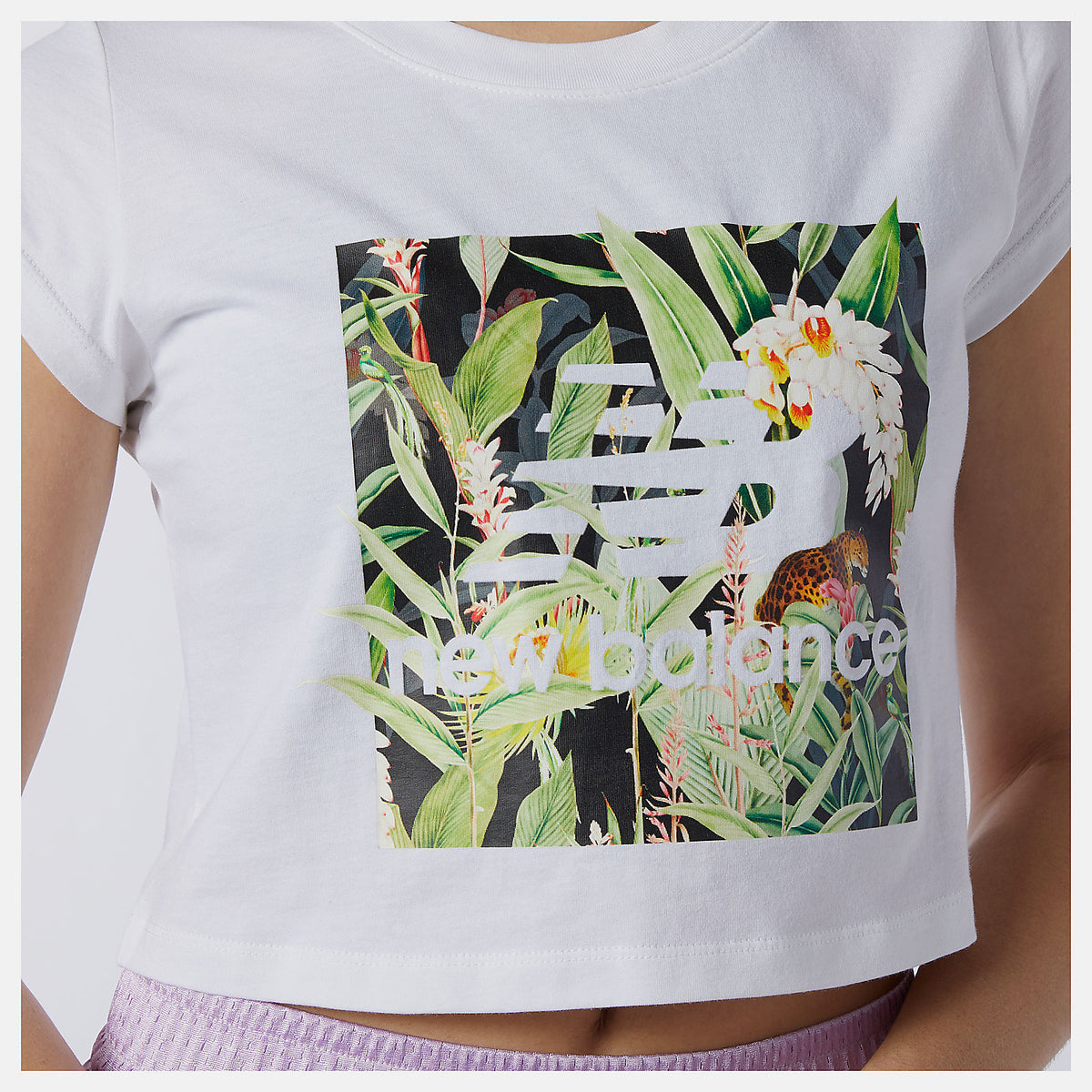 Women New Balance NB Essentials Botanical Tee