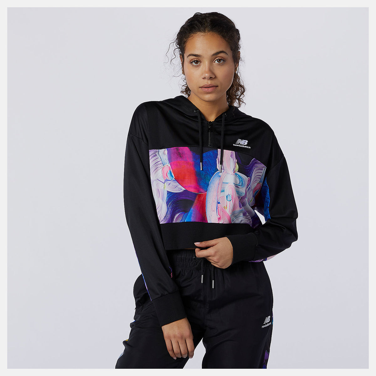 Women New Balance NB Athletics Erin Loree Half-zip Hoodie