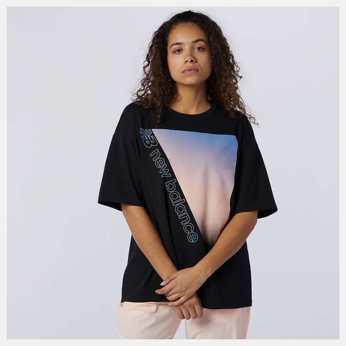 Women New Balance Sport Style Optiks Gradient Graphic Tee