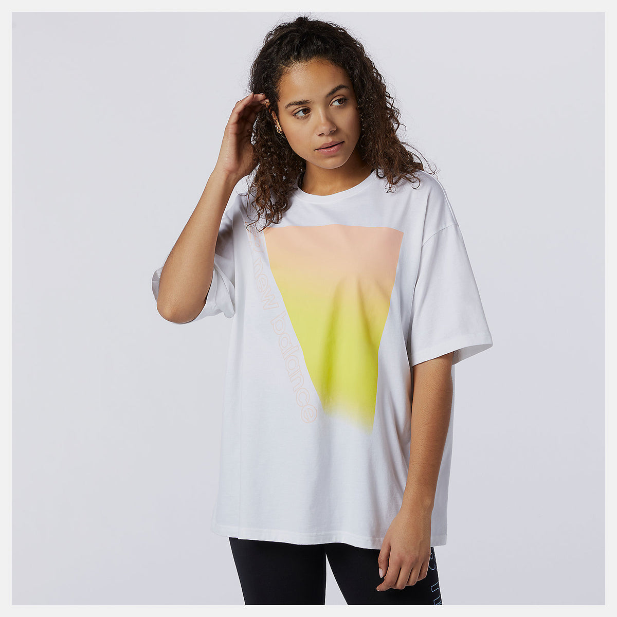 Women New Balance Sport Style Optiks Gradient Graphic Tee