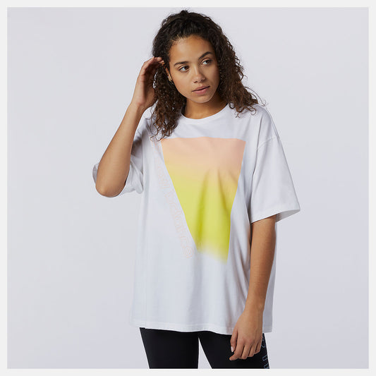 Women New Balance Sport Style Optiks Gradient Graphic Tee