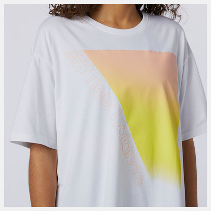 Women New Balance Sport Style Optiks Gradient Graphic Tee