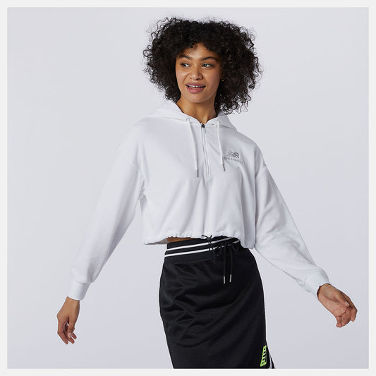 Women New Balance NB Athletics Collide Terry Hoodie