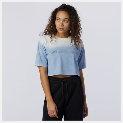 Women New Balance Sport Style Optiks Gradient Spray Tee