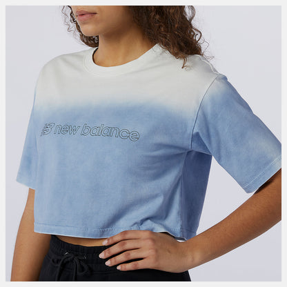 Women New Balance Sport Style Optiks Gradient Spray Tee