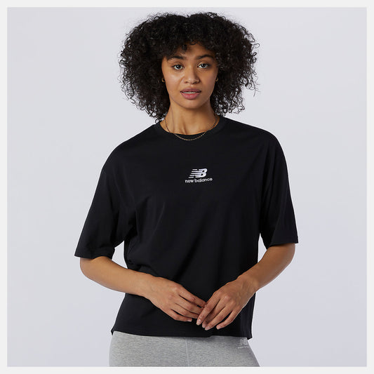 Women New Balance NB Athletics Collide Short Sleeve Tee