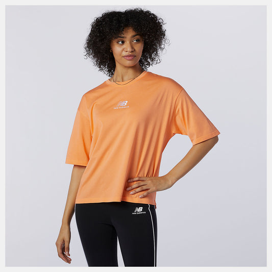 Women New Balance NB Athletics Collide Short Sleeve Tee