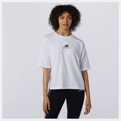 Women New Balance NB Athletics Collide Short Sleeve Tee
