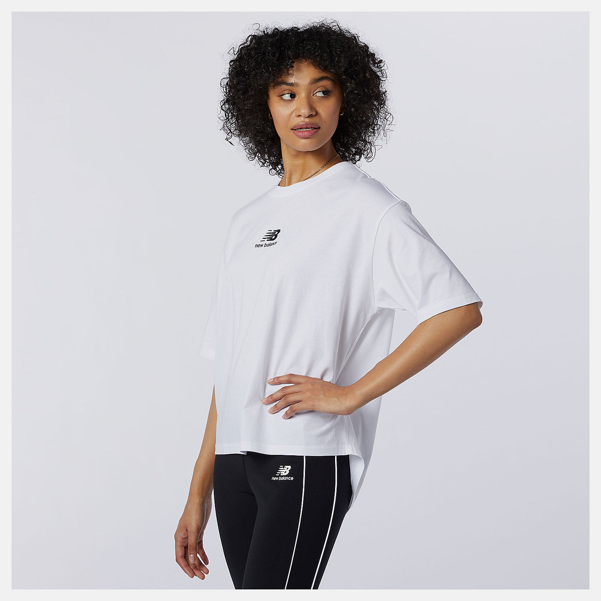 Women New Balance NB Athletics Collide Short Sleeve Tee