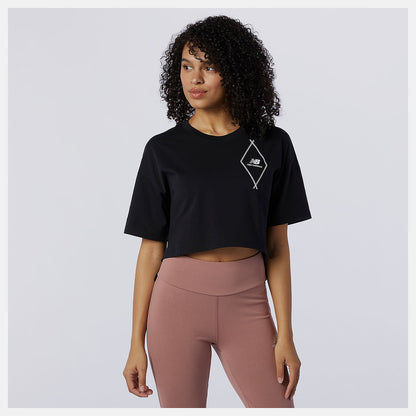 Women New Balance NB Athletics Argyle Graphic Tee