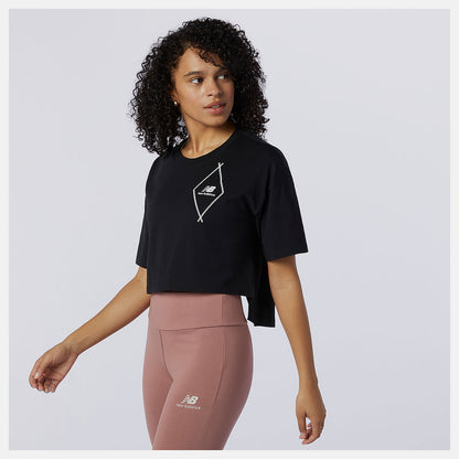 Women New Balance NB Athletics Argyle Graphic Tee
