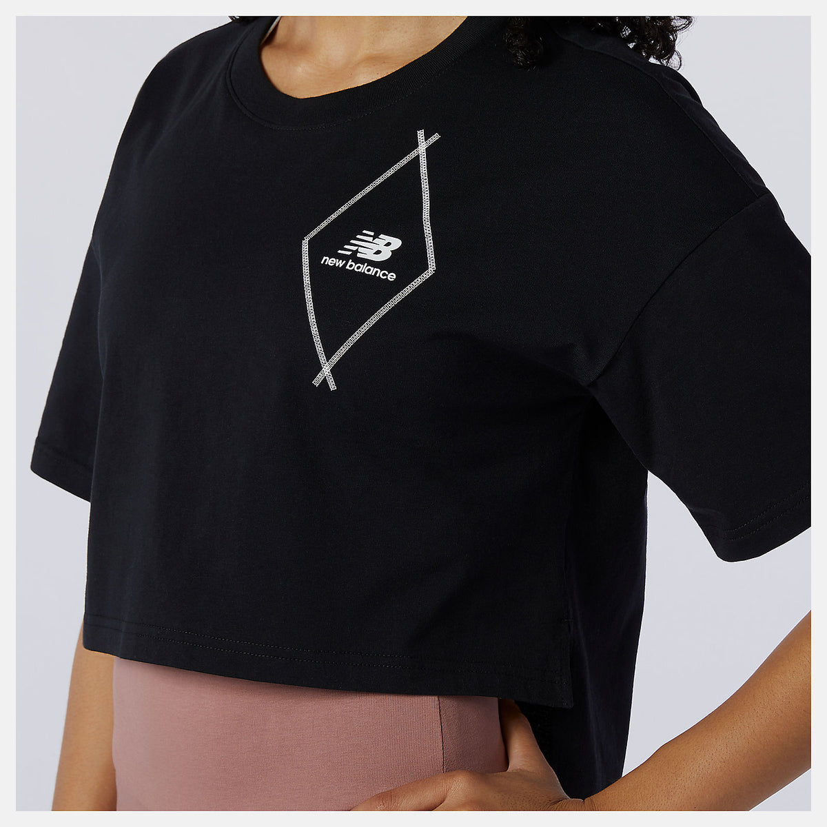 Women New Balance NB Athletics Argyle Graphic Tee