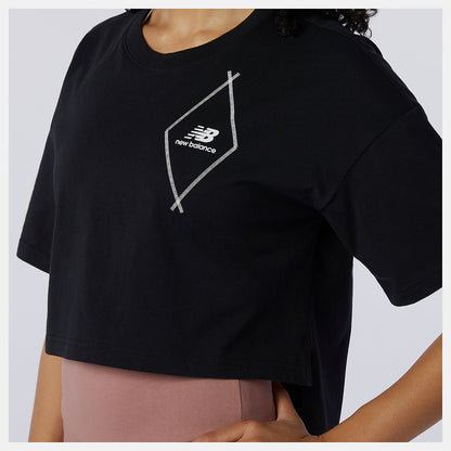 Women New Balance NB Athletics Argyle Graphic Tee