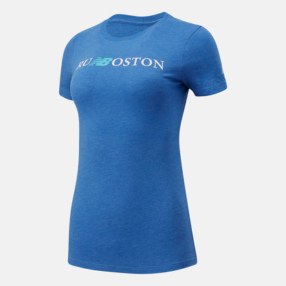 Women New Balance Run Boston Graphic Tee