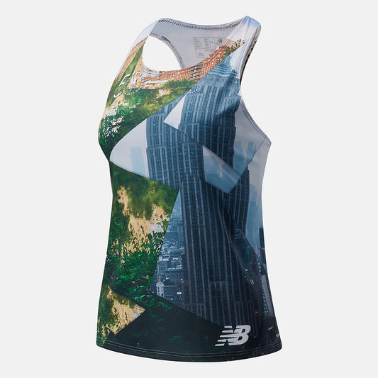 Women New Balance NYC Marathon Printed Singlet