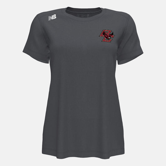 Women New Balance NB Short Sleeve Tech Tee(Boston College)