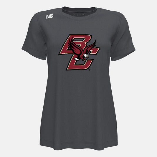 Women New Balance NB Short Sleeve Tech Tee(Boston College)