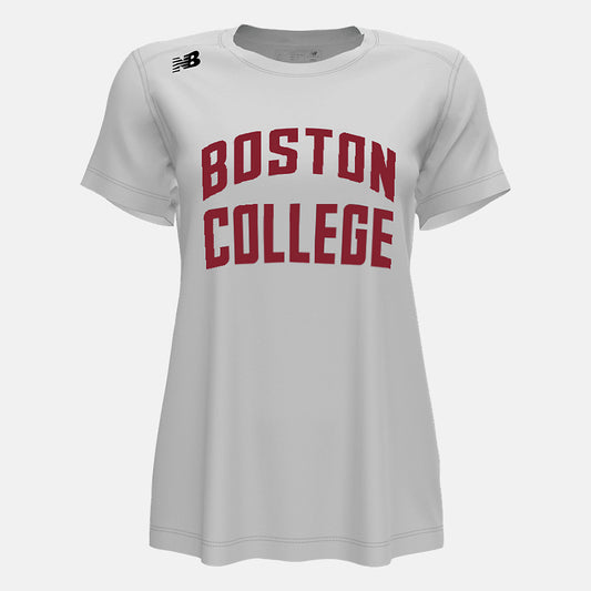 Women New Balance NB Short Sleeve Tech Tee(Boston College)