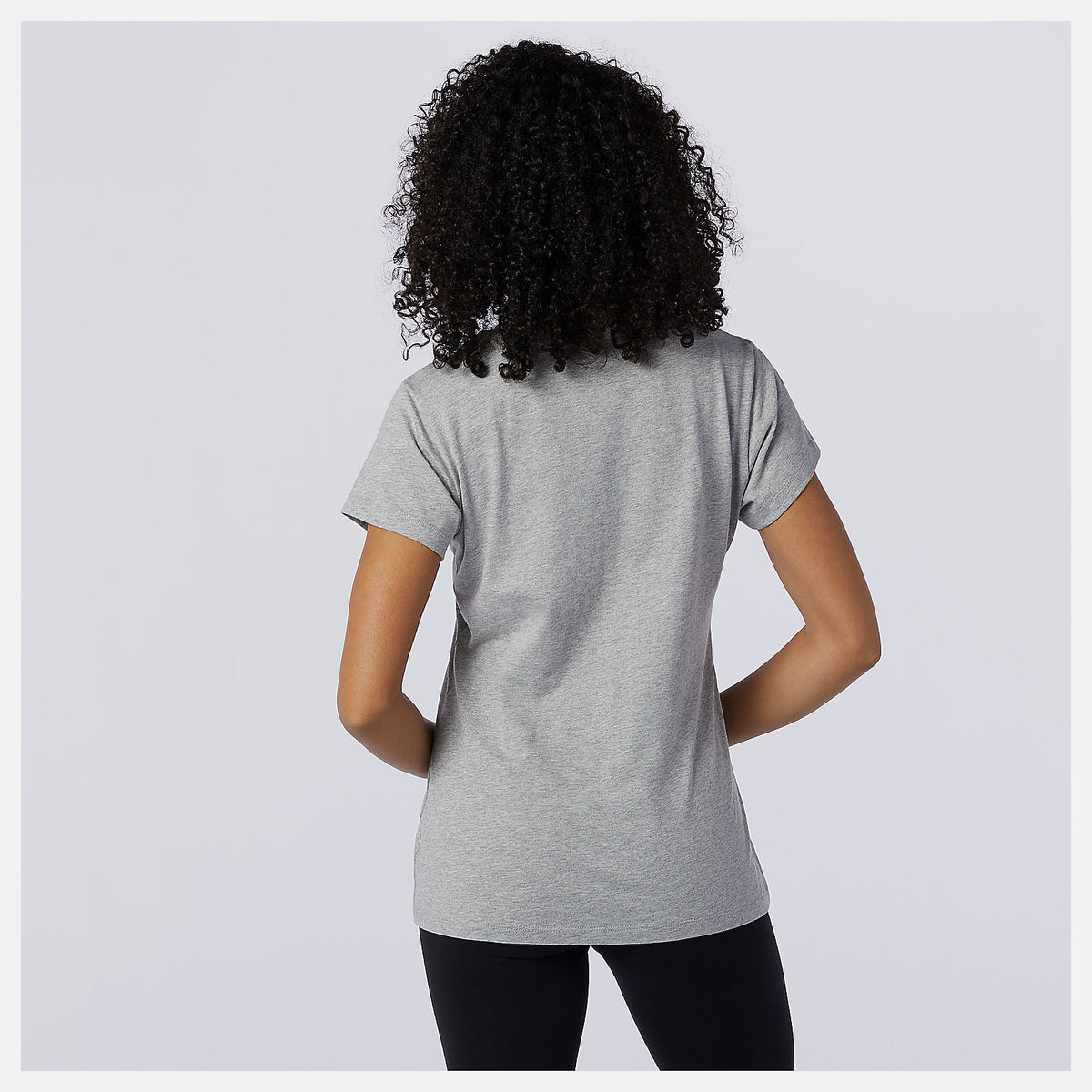 Women New Balance Essentials Stacked Logo Tee