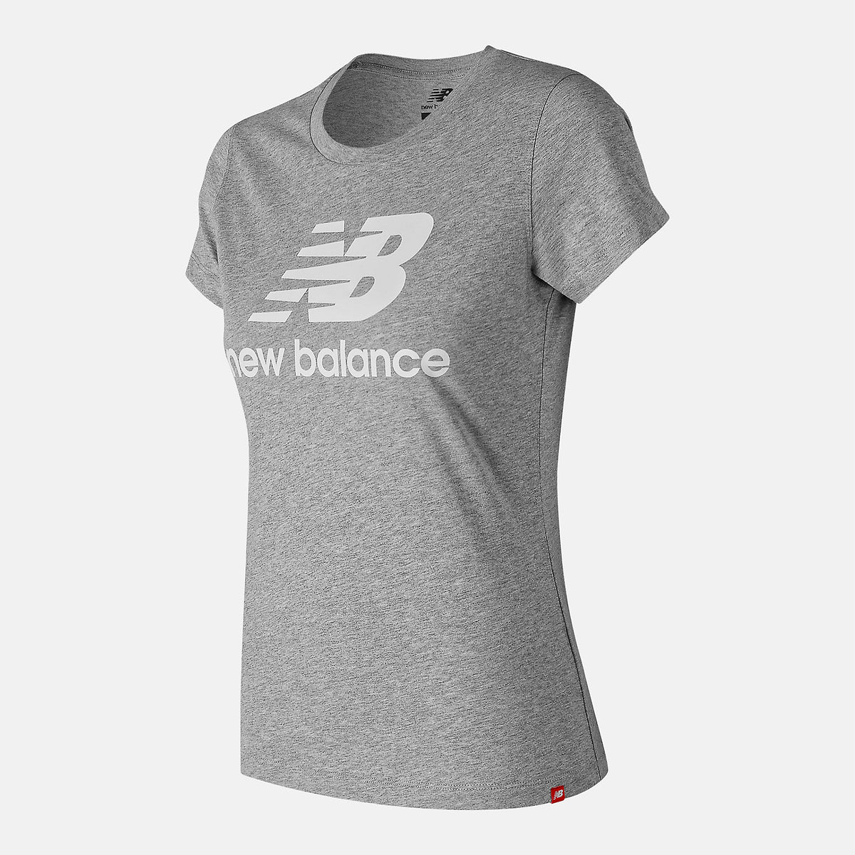 Women New Balance Essentials Stacked Logo Tee