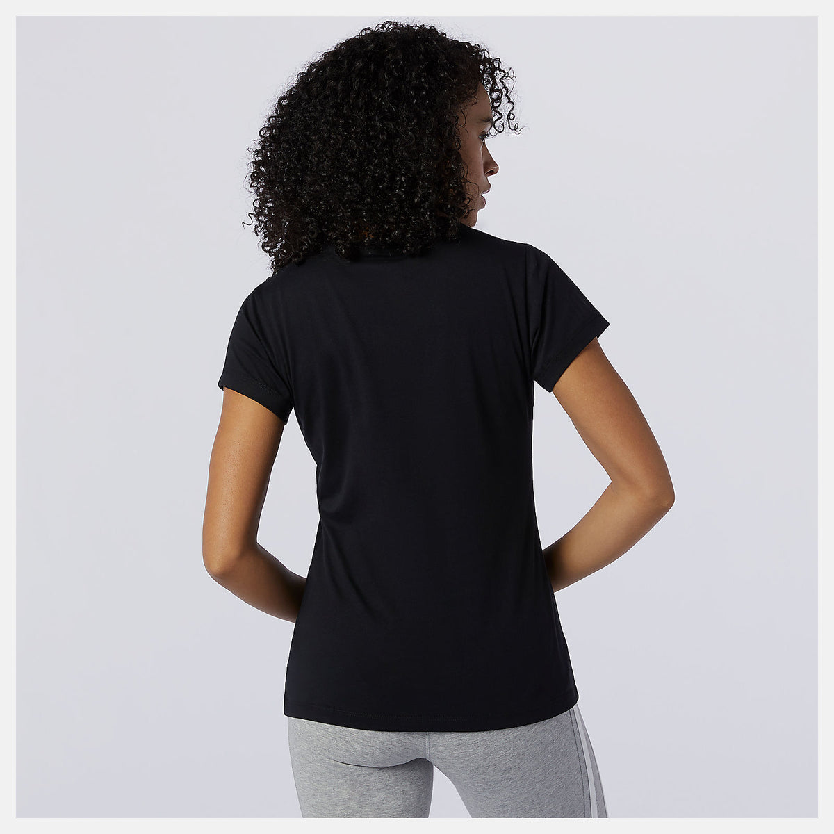 Women New Balance Essentials Stacked Logo Tee